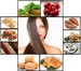 potraviny pro zdraví a krásu vlasů
