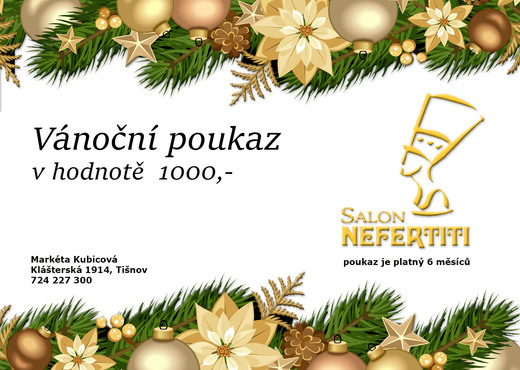 Vánoční kupon 1000,-